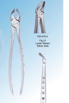 Densol Extracting Forcep Fig 21 Lower Molars Either Side