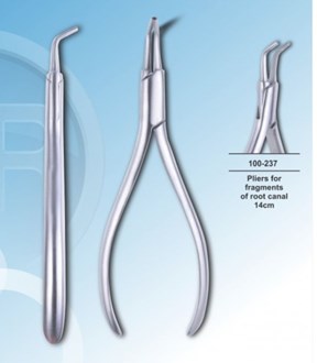 Densol Pliers for fragments of root canal 140mm