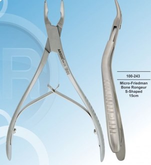Densol Micro-Friedman Bone Rongeur S-Shaped 15cm