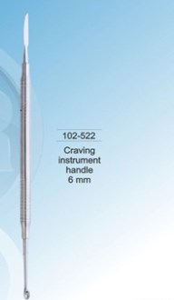 Densol Craving instrument anatomical hollow handle  6 mm