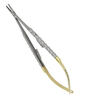 Densol Needle holder castroviejo Straight tungsten carbide 14cm