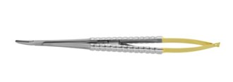 Densol Needle holder castroviejo Curved  tungsten carbide 14cm