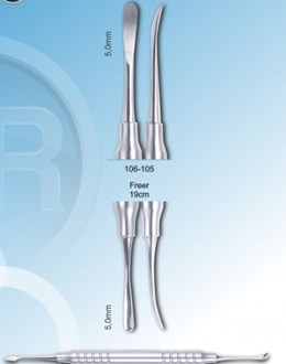 Densol Freer 19cm Anatomical hollow handle 10 mm