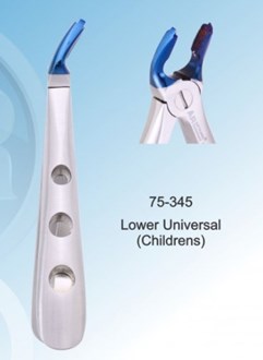 Densol Extracting Forcep Lower Universal (Childrens) Blue Plasma Tip