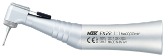 NSK FX22 / Contra Angle Handpiece / 1:1 direct drive / RA Latch Type Burs